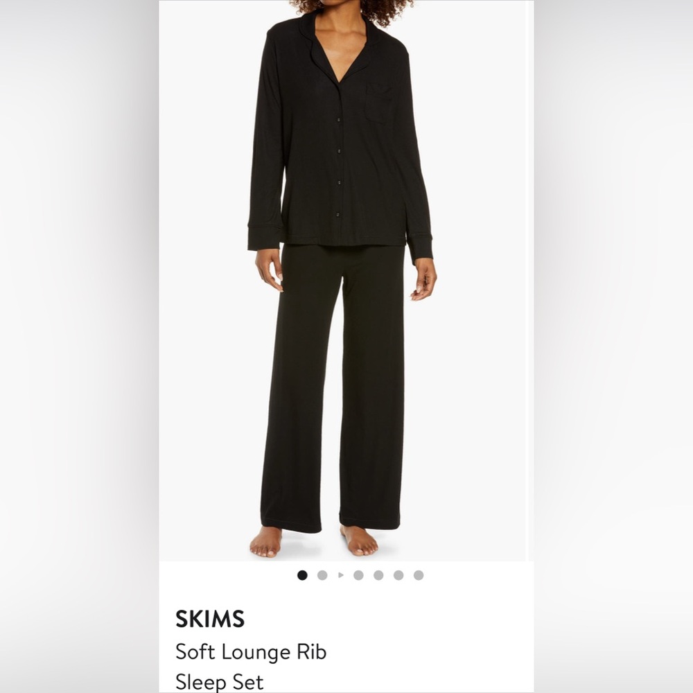 NWT SKIMS Soft Rib Lounge Sleep Set Size M
